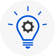 An icon representing innovation